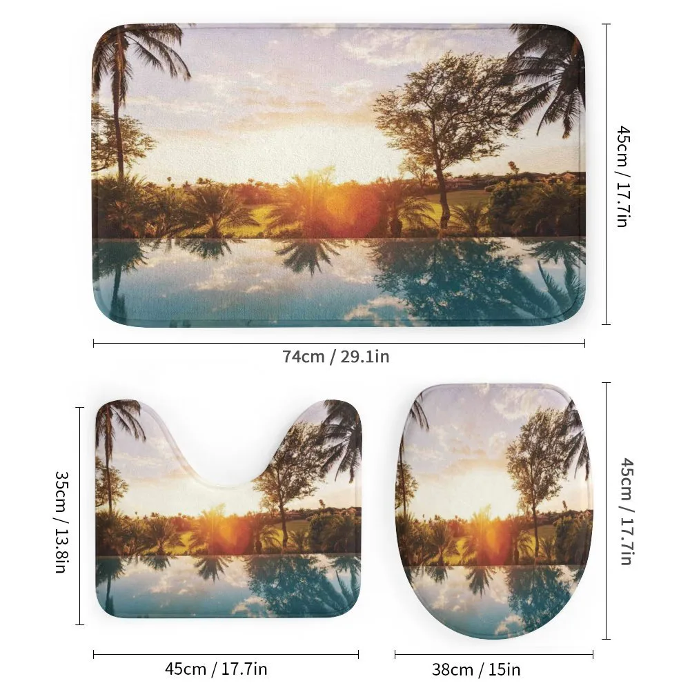 Swimming Pool Sunset — Detail 1