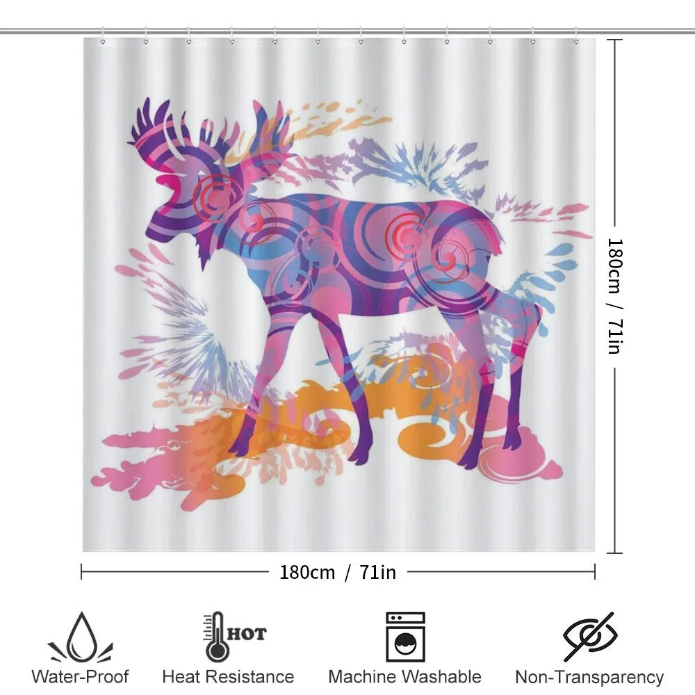 Trippy Vivid Deer — Detail 2