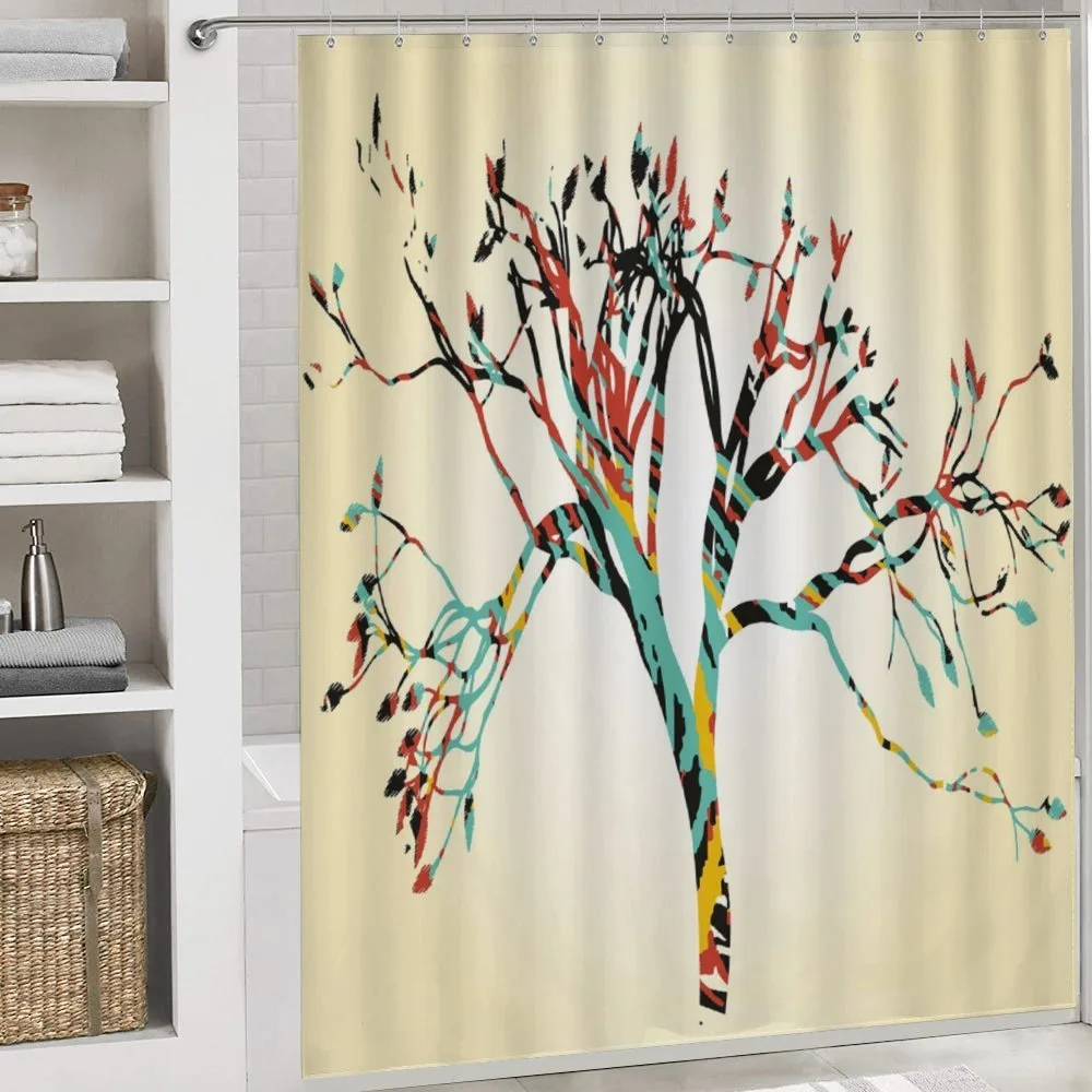 Abstract Colorful Tree — Detail 4