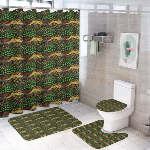 Agriculture Pattern on a shower curtain