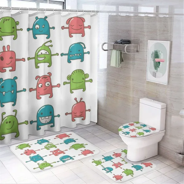Beasts Children on a shower curtain