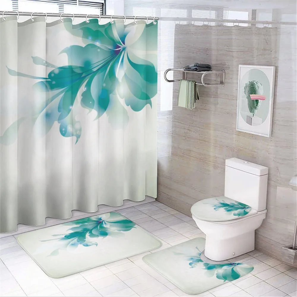 Blue Ombre Flowers — Your design