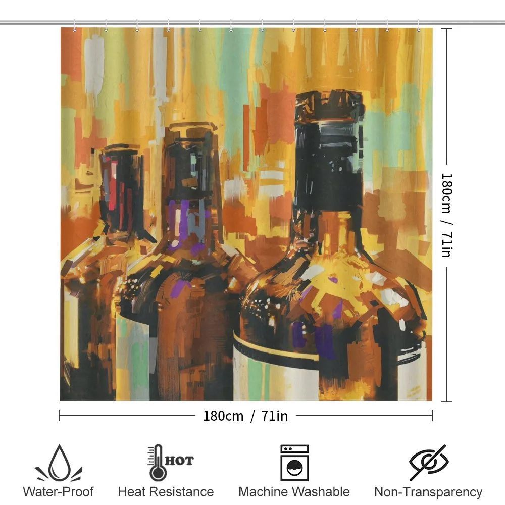 Bottles Brushstrokes Art — Detail 2