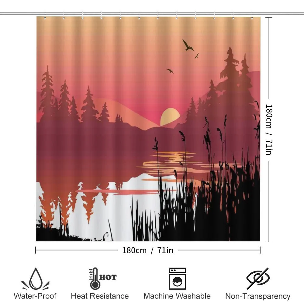 Calm Sunset River — Detail 2