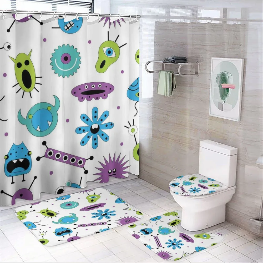 Colorful Monster Design Virus — Your design