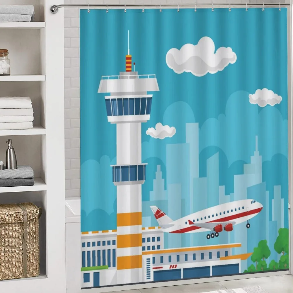 Control Tower and Plane — Detail 4