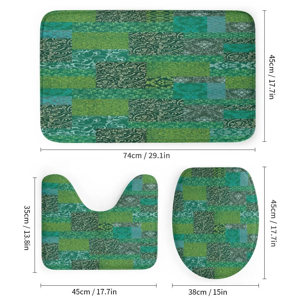 Curly Ornaments in Squares — Detail 1