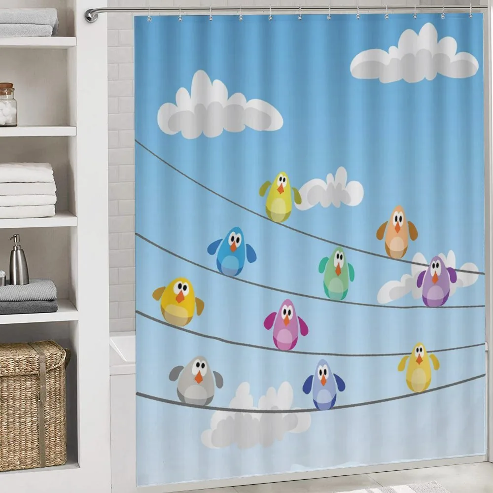 Flock of Colorful Birds — Detail 4