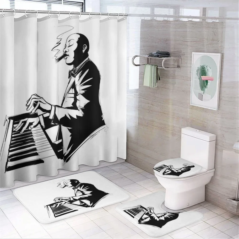 Jazz Pianist Sketch Artwork — Your design