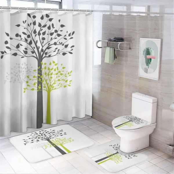 Mother Nature Trees on a shower curtain