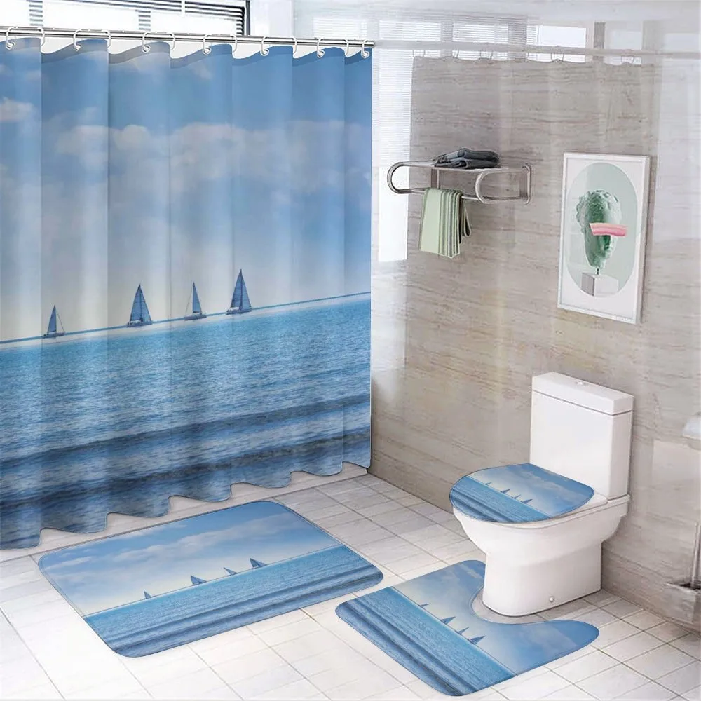 Sailing Boat on Ocean — Your design