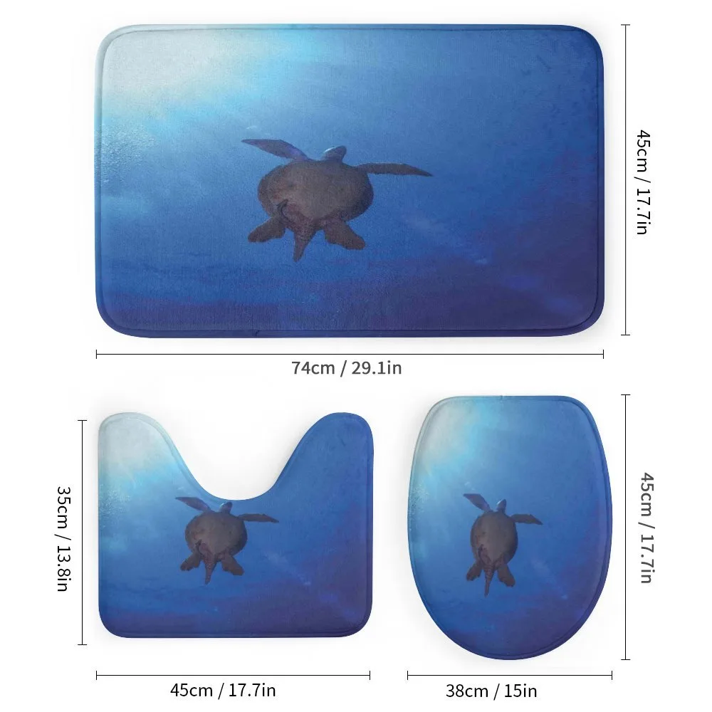 Sea Turtle in Deep Sea — Detail 1