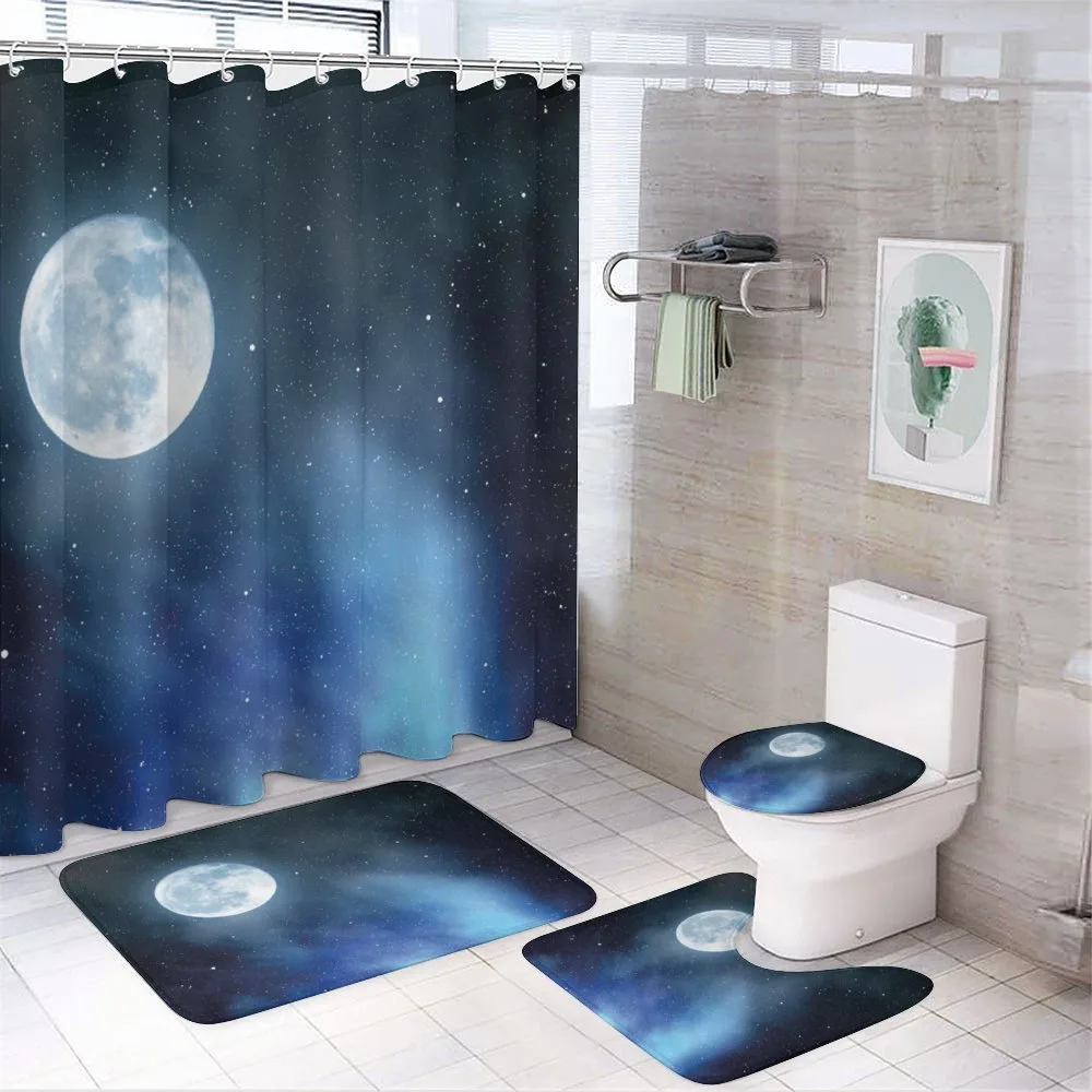Starry Night Sky Full Moon — Your design