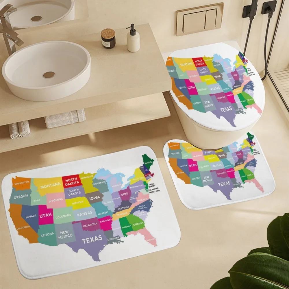 USA Map Colorful States — Detail 5