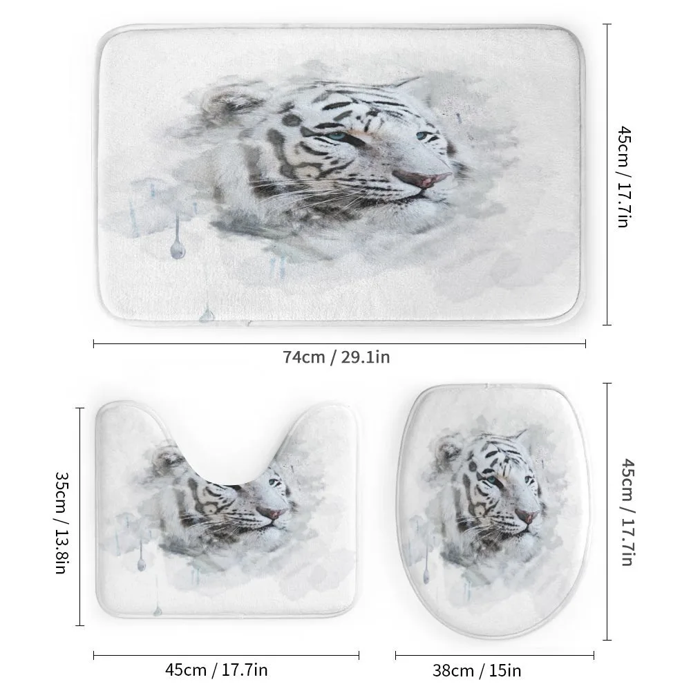 White Tiger Portrait — Detail 1