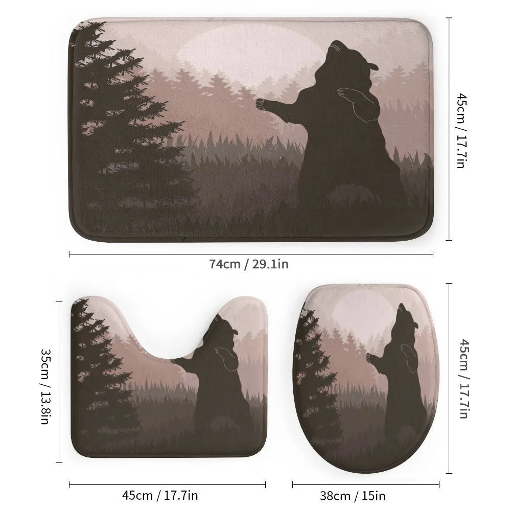 Wild Bear Night Jungle — Detail 1