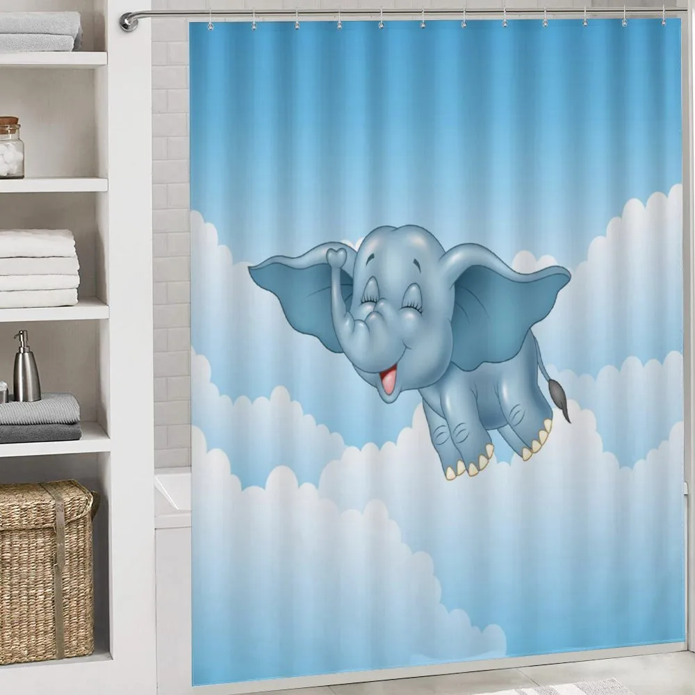 Baby Elephant and Clouds — Detail 4