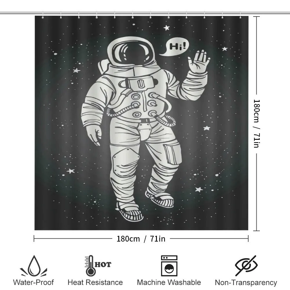Cartoon Astronaut Space — Detail 2