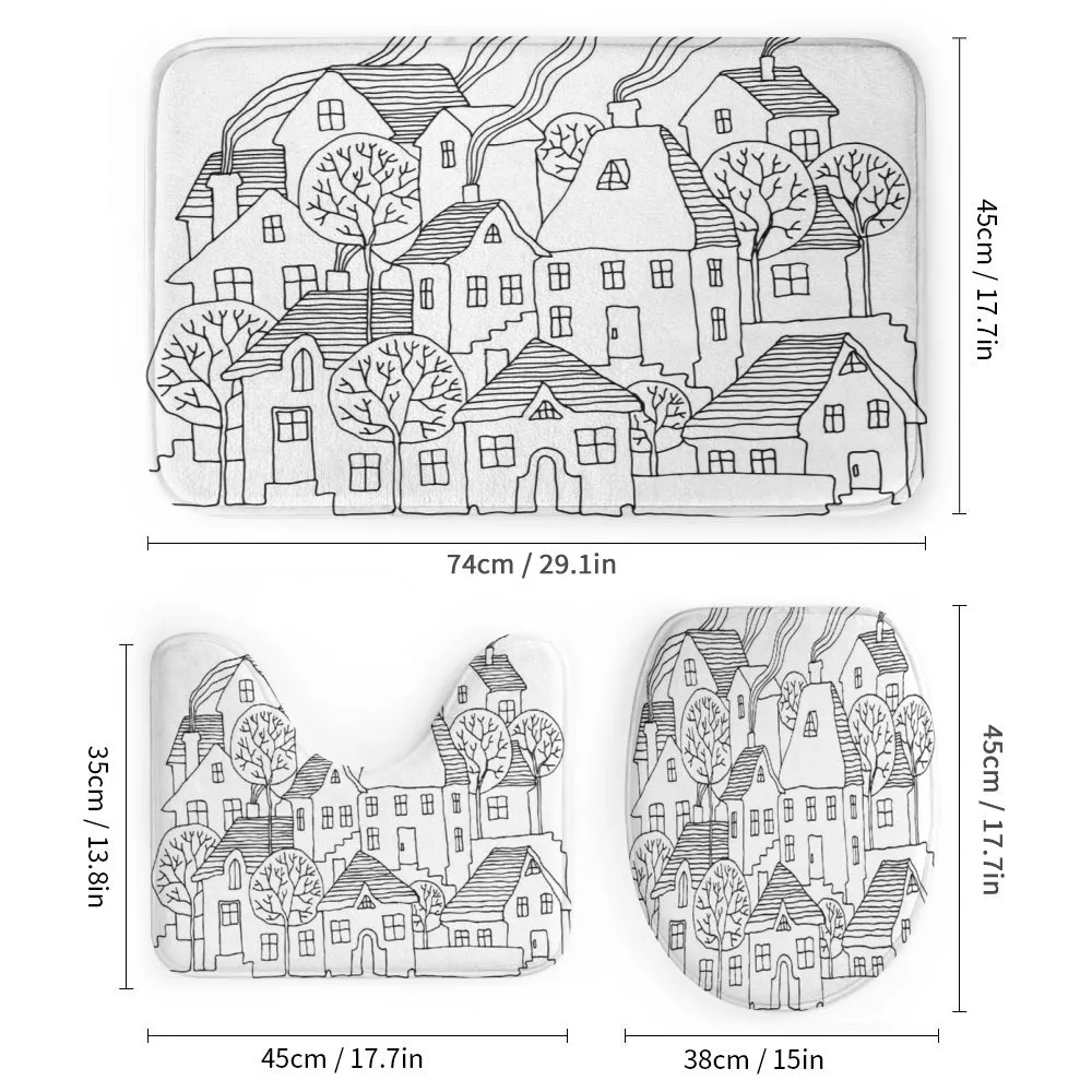 Cartoon House Village — Detail 1