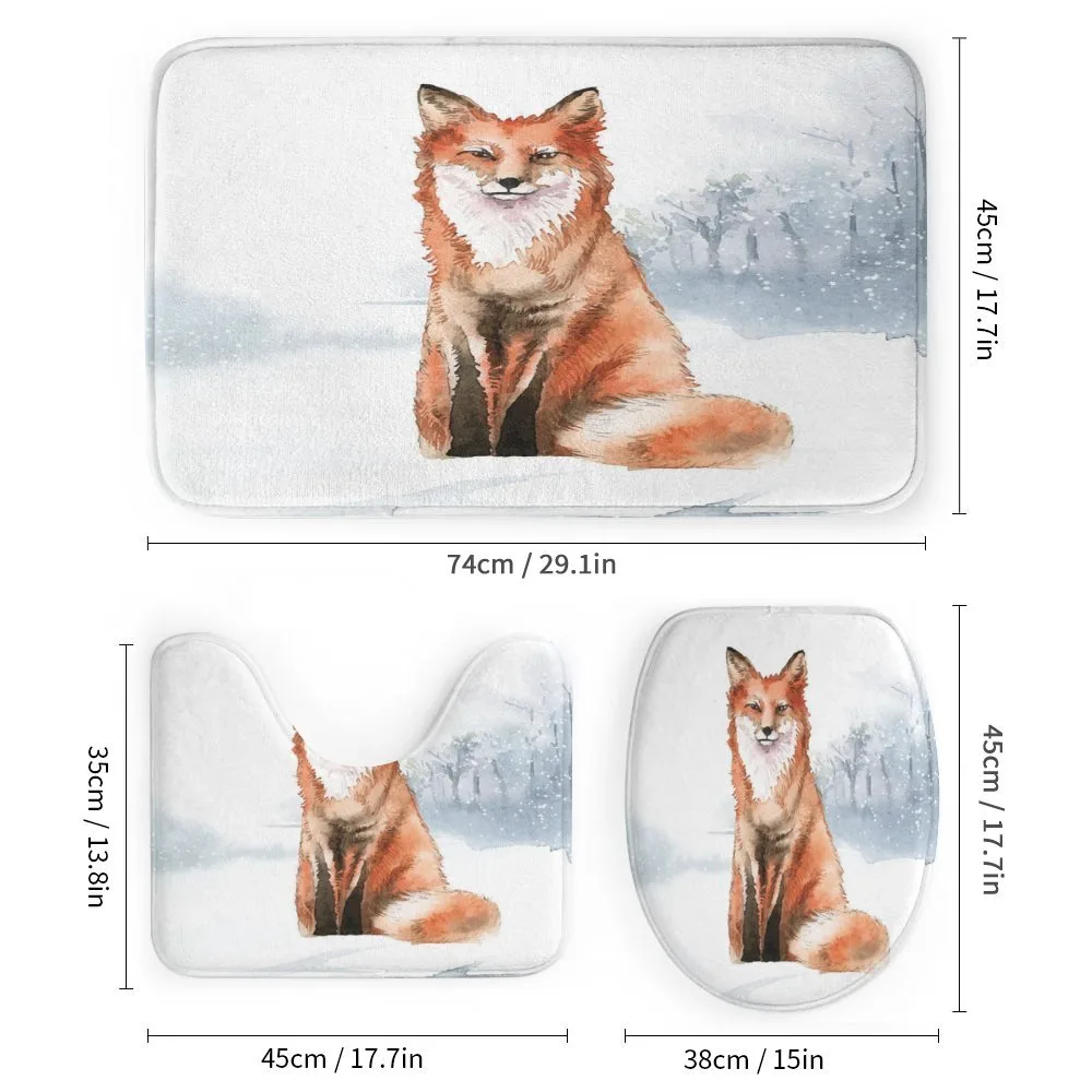 Fine Art Winter Animal Painting — Detail 1