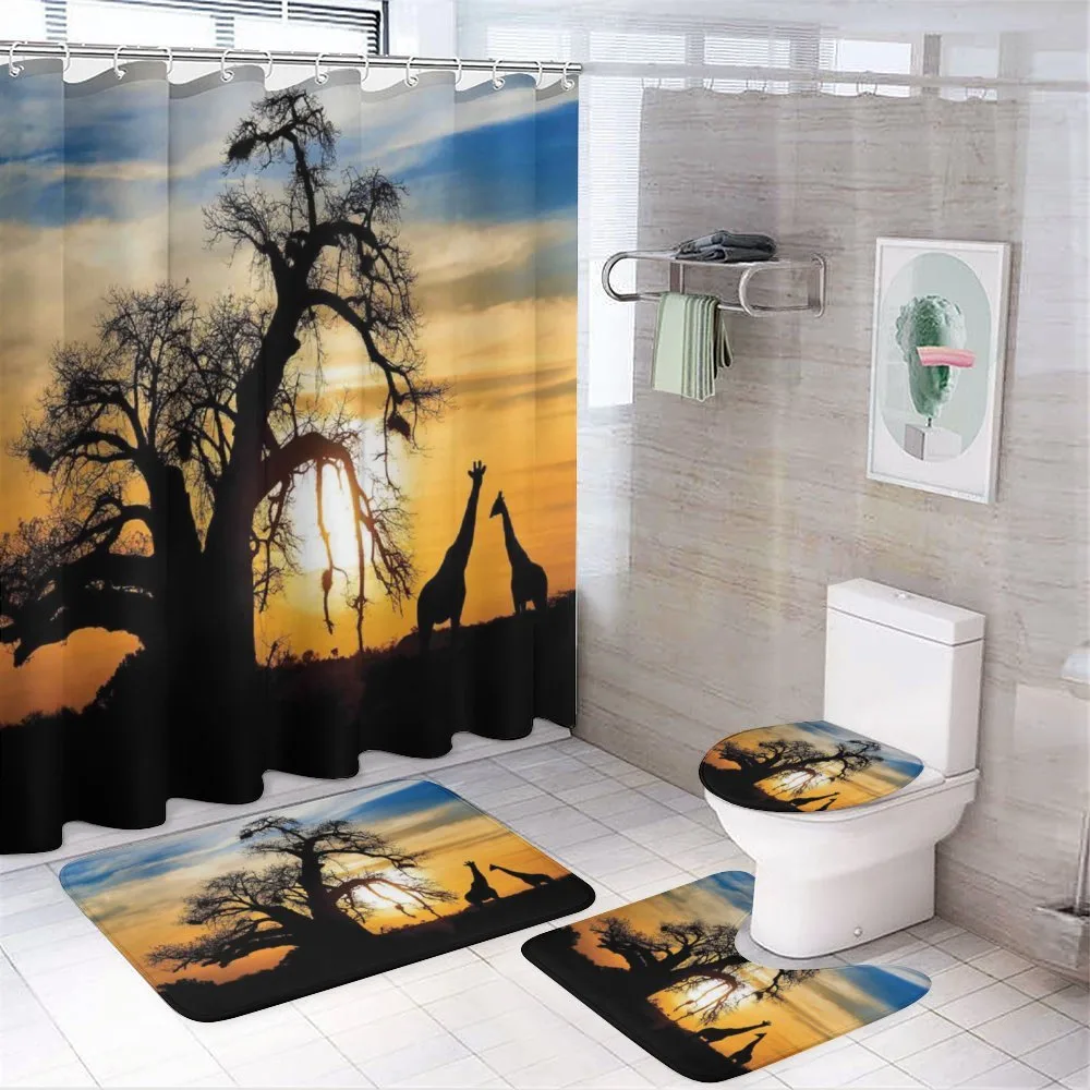 Giraffes Baobab Tree — Your design