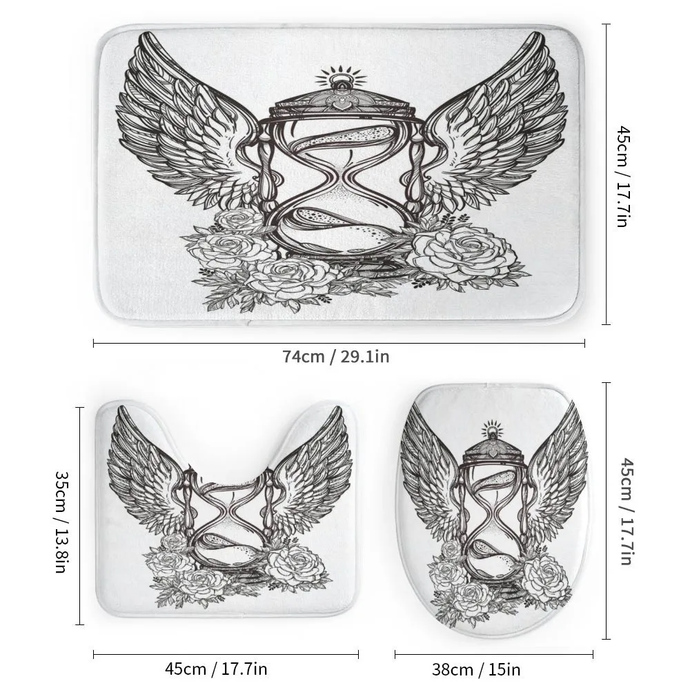 Hourglass Wings Roses — Detail 1
