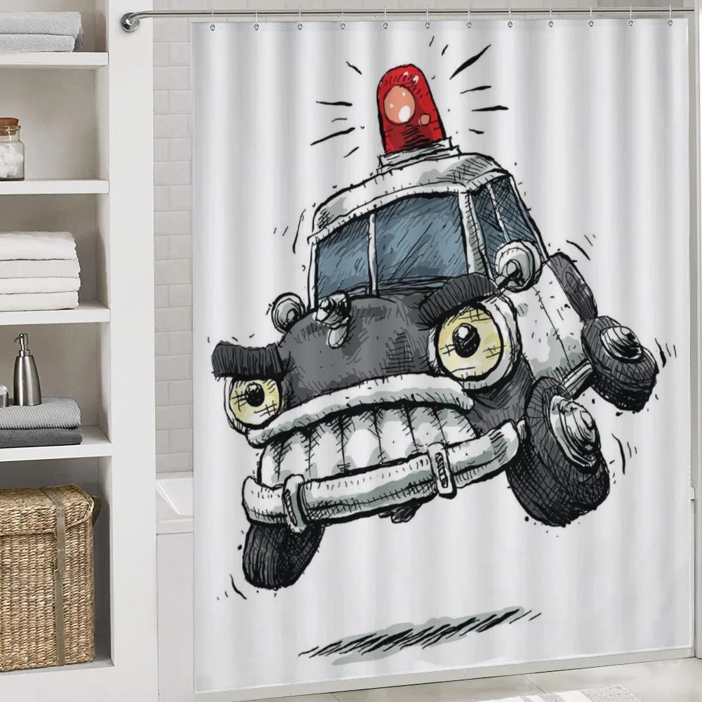 Police Car Art Image — Detail 4