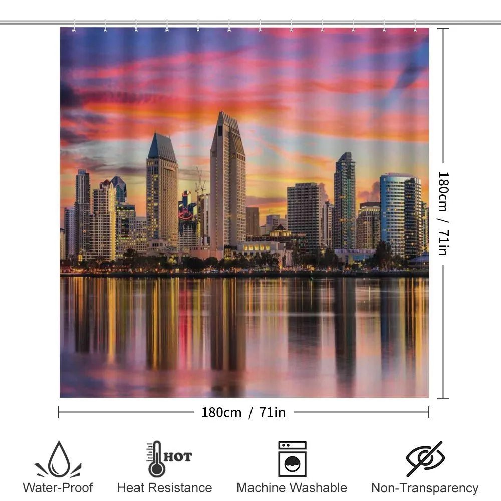 USA Downtown at Sunset — Detail 2