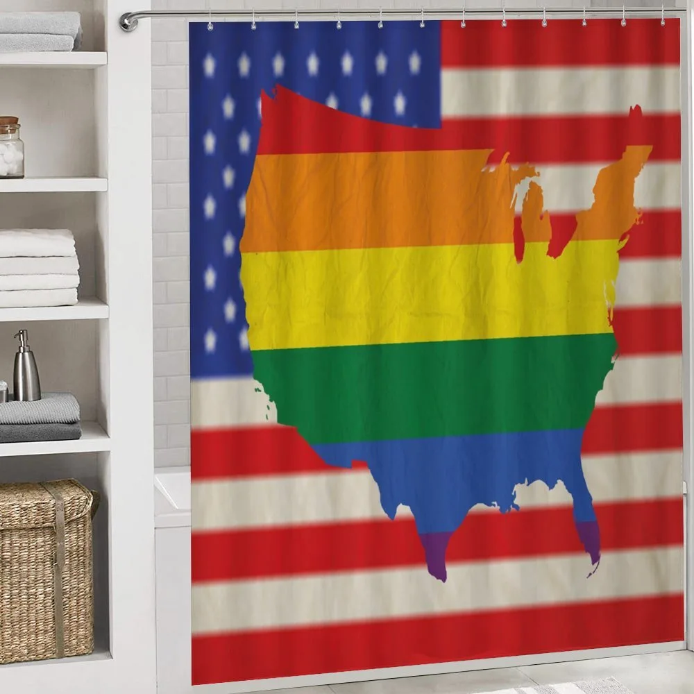 USA Flag Gay Rights — Detail 4