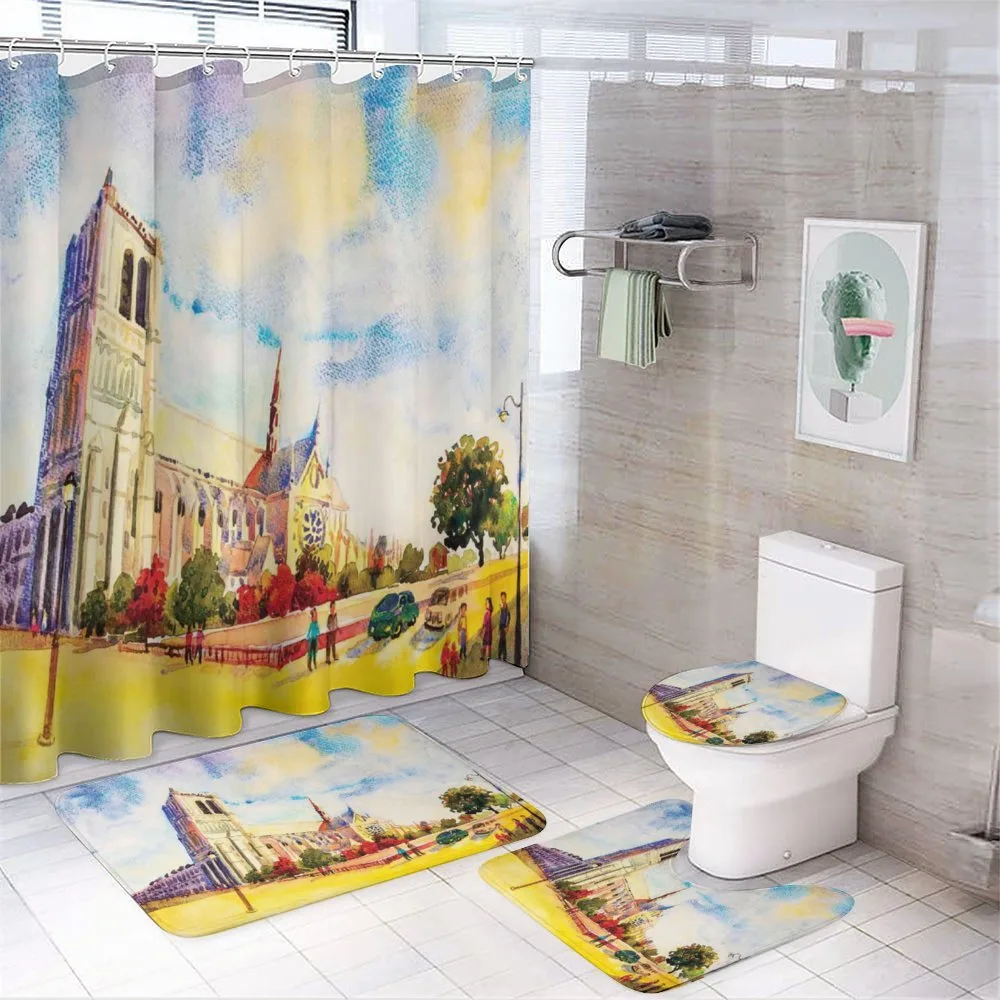 Watercolor Street View — Your design