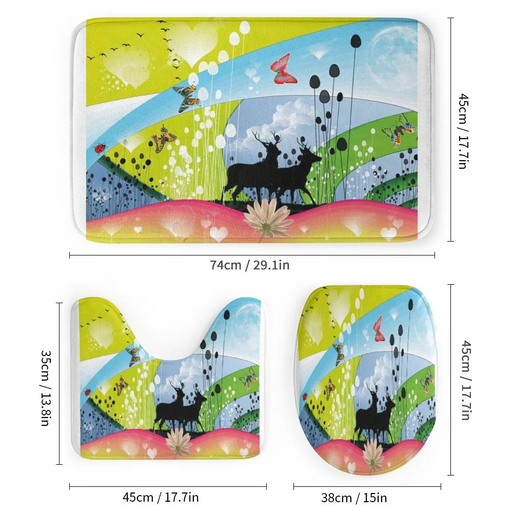 2 Reindeer in Spring — Detail 1