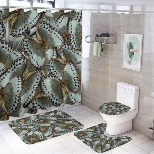Butterflies Jungle Queen on a shower curtain