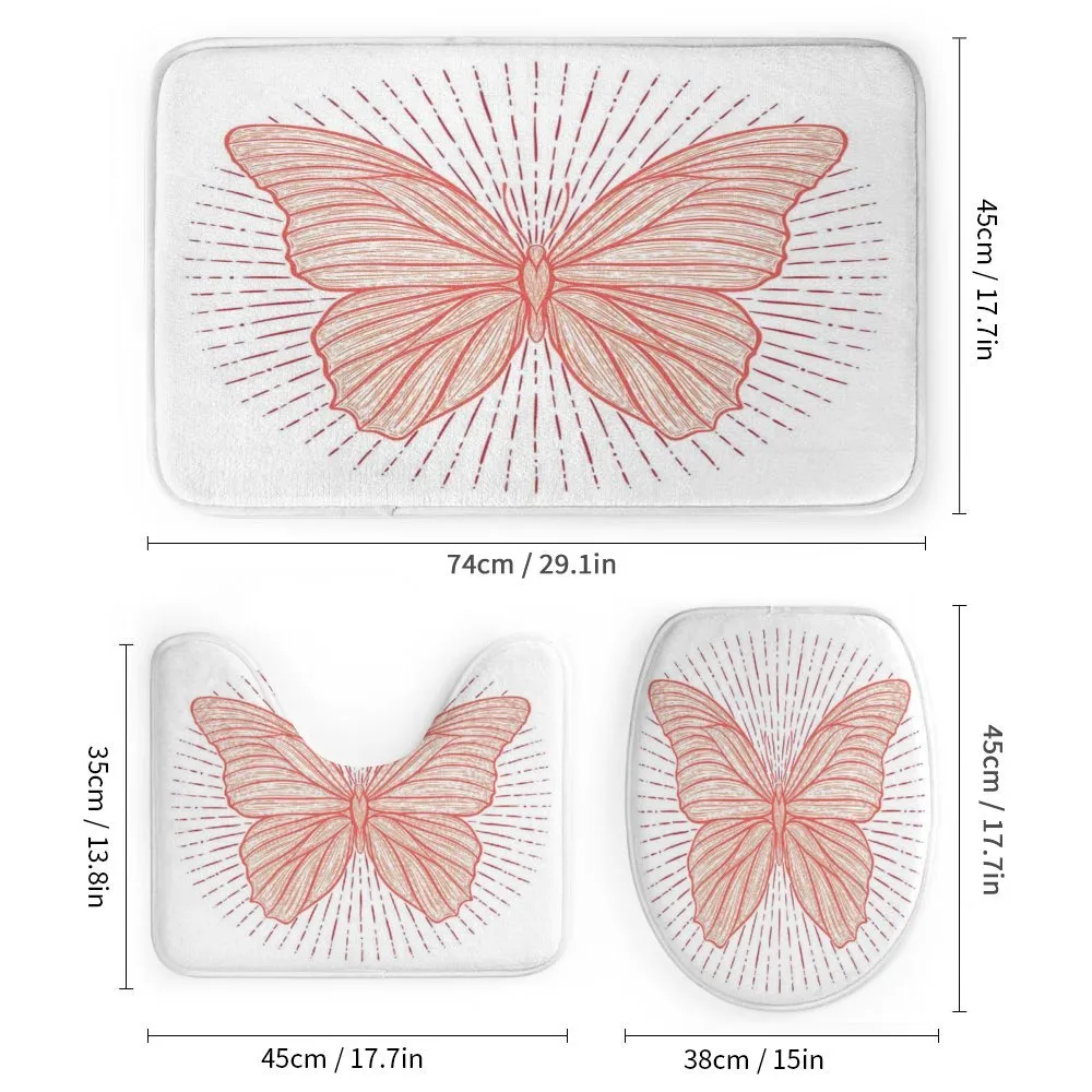 Butterfly Doodle Sunburst — Detail 1