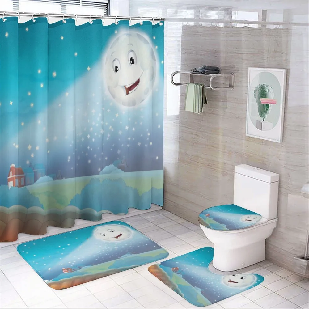 Cartoon Lunar Smiling — Your design