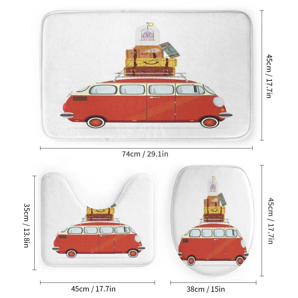Cartoon Retro Minivan — Detail 1