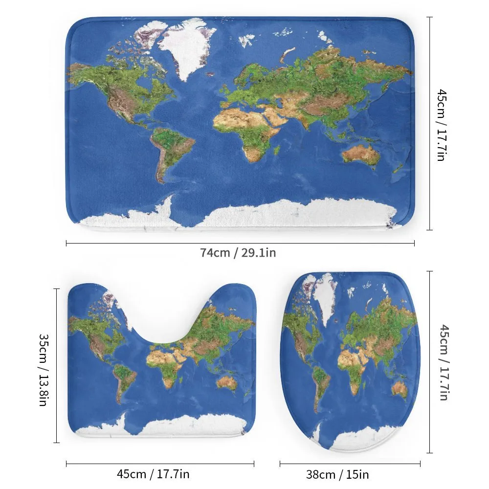 Continents Vegetation — Detail 1