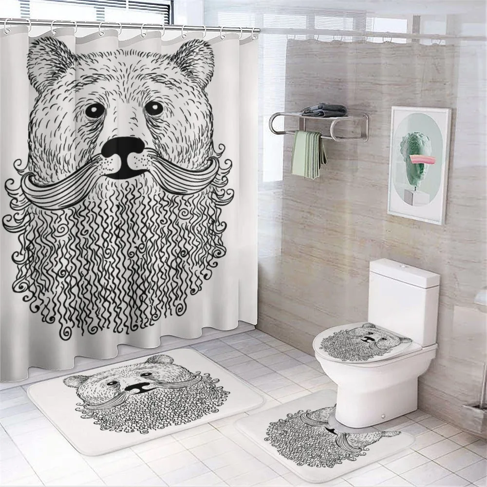 Doodle Bear with Beard — Your design