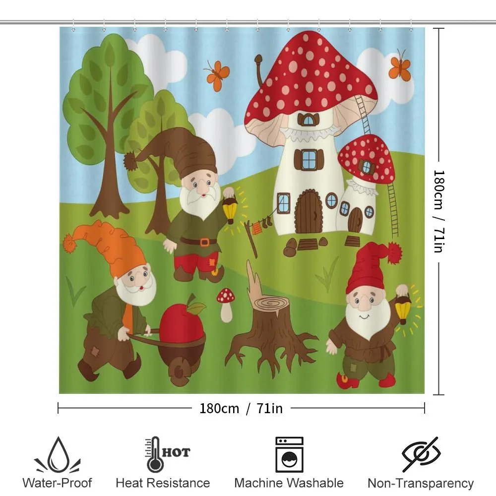 Elves Working in the Garden — Detail 2