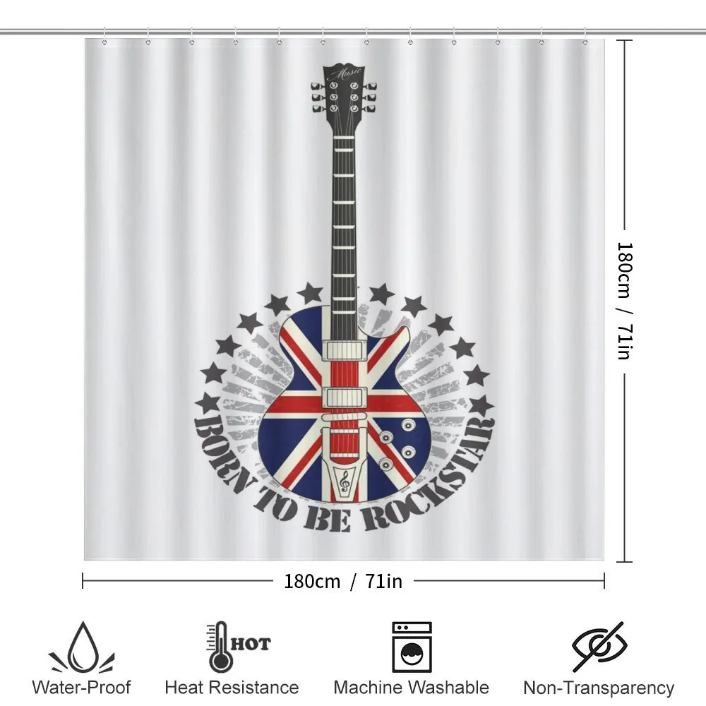 England Flag Guitar — Detail 2