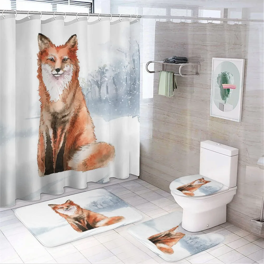 Fine Art Winter Animal Painting — Your design