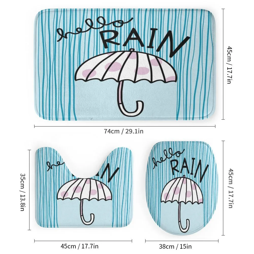 Hello Rain Wording Umbrella — Detail 1