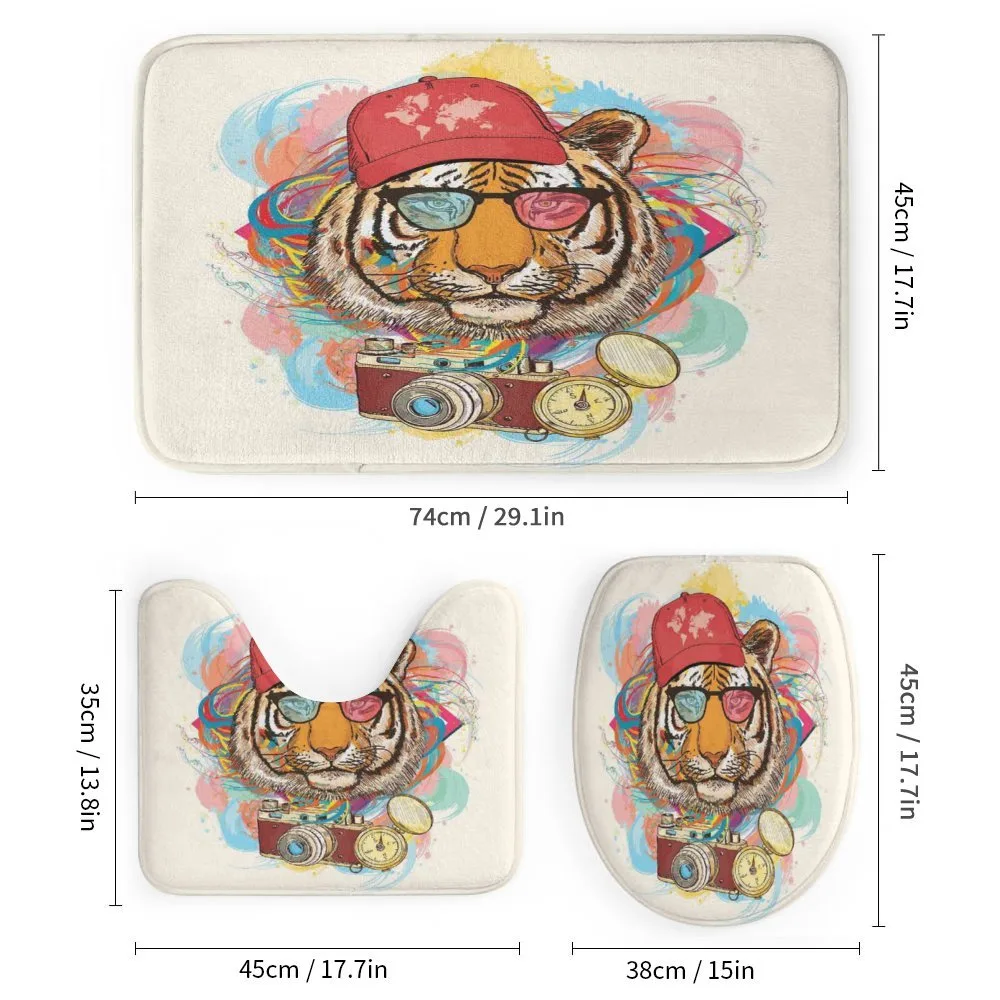 Hipster Tiger Sunglasses — Detail 1