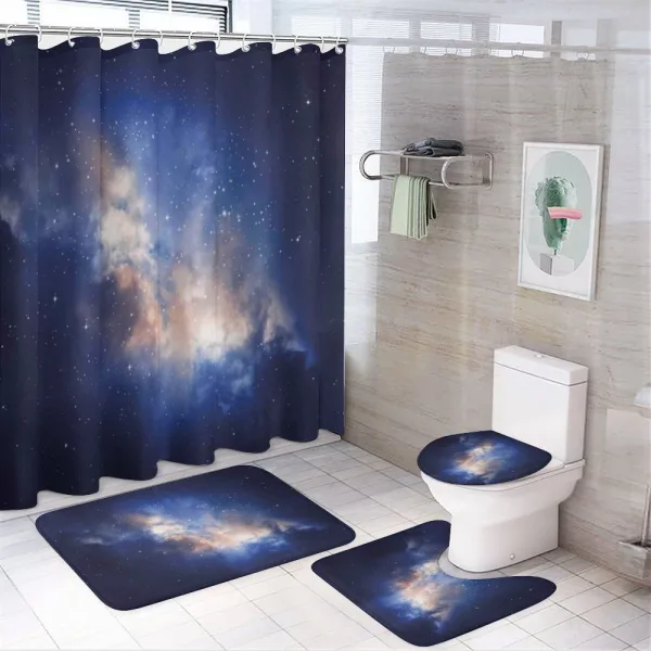 Immense Space Hole View on a shower curtain