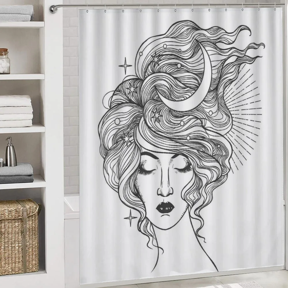 Modern Woman Starry Hair — Detail 4
