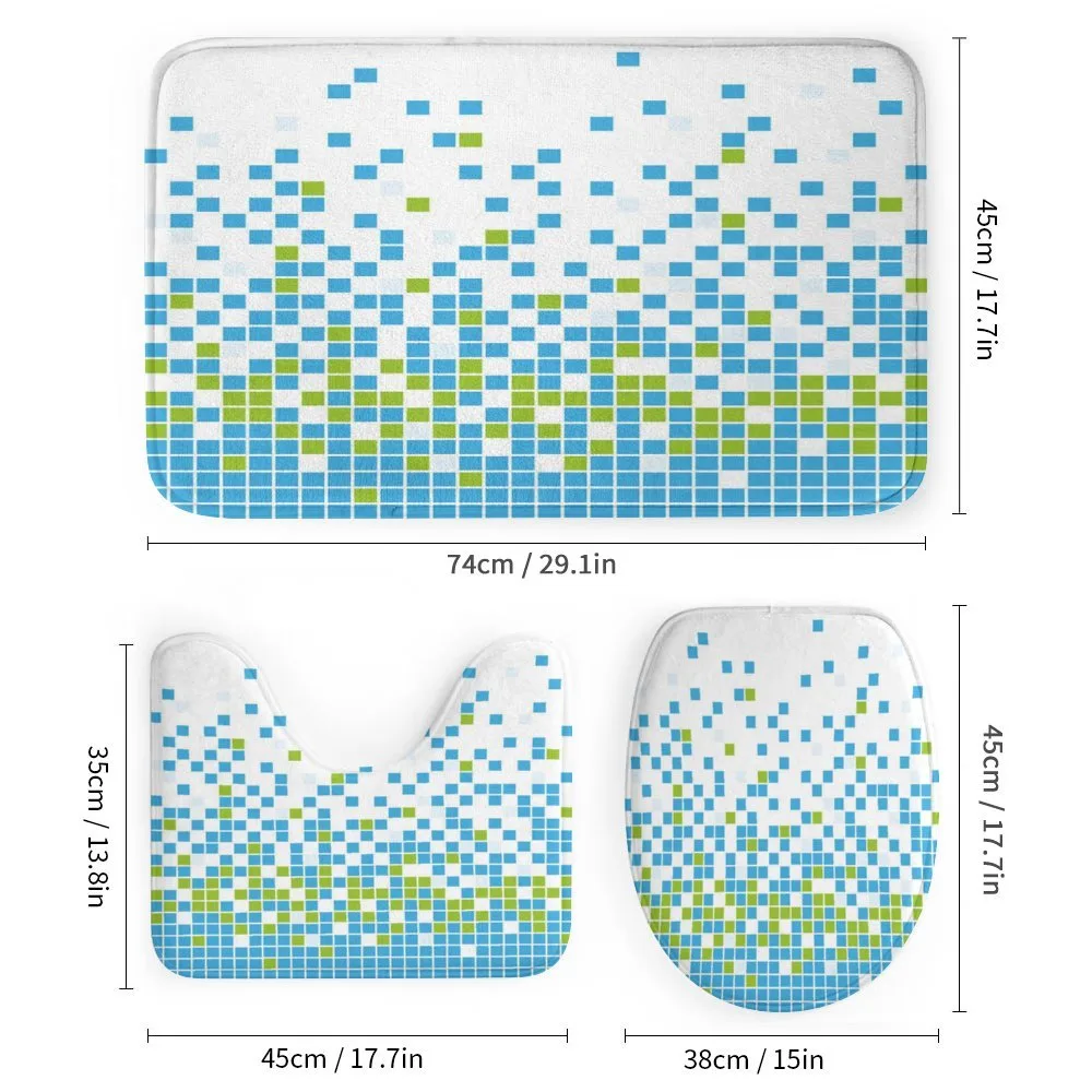 Mosaic Grid Pixel Art — Detail 1