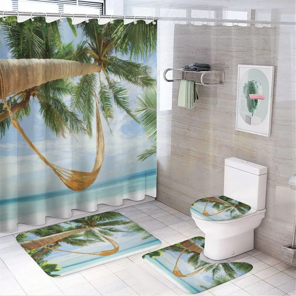 Ocean Sandy Shore Palm — Your design