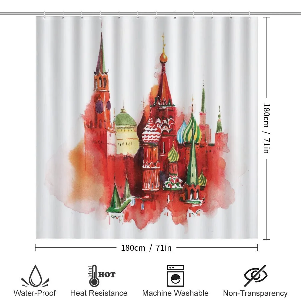 Red Square Saint Basil Art — Detail 2