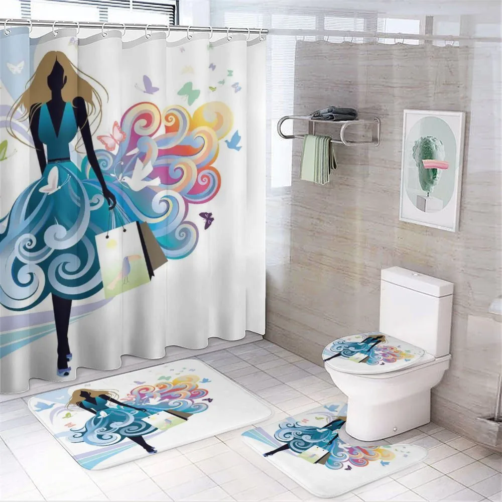 Shopping Woman Art — Your design