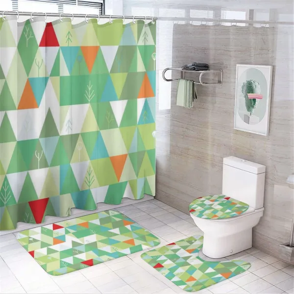 Simple Nature on a shower curtain
