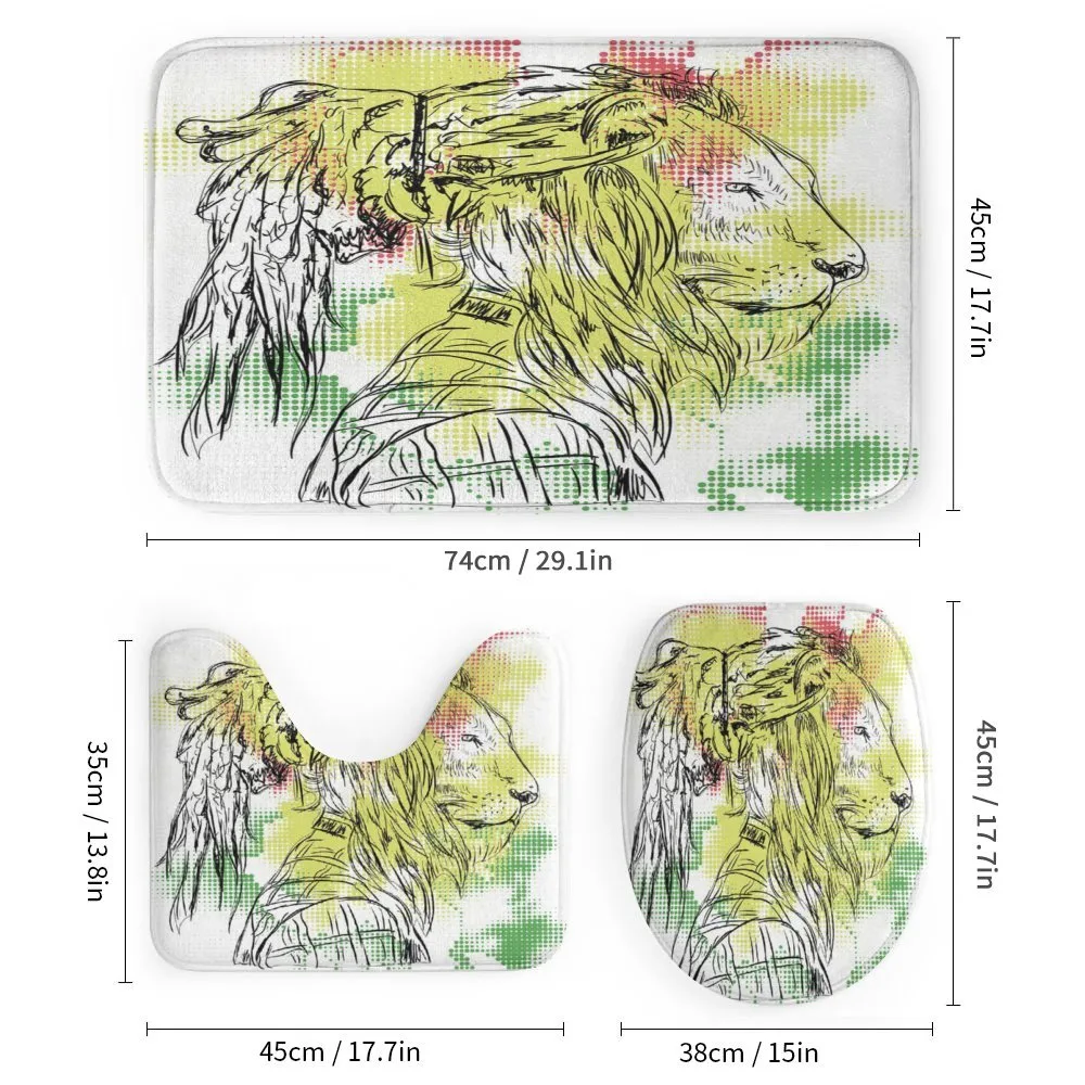 Sketchy Lion Head Digital — Detail 1